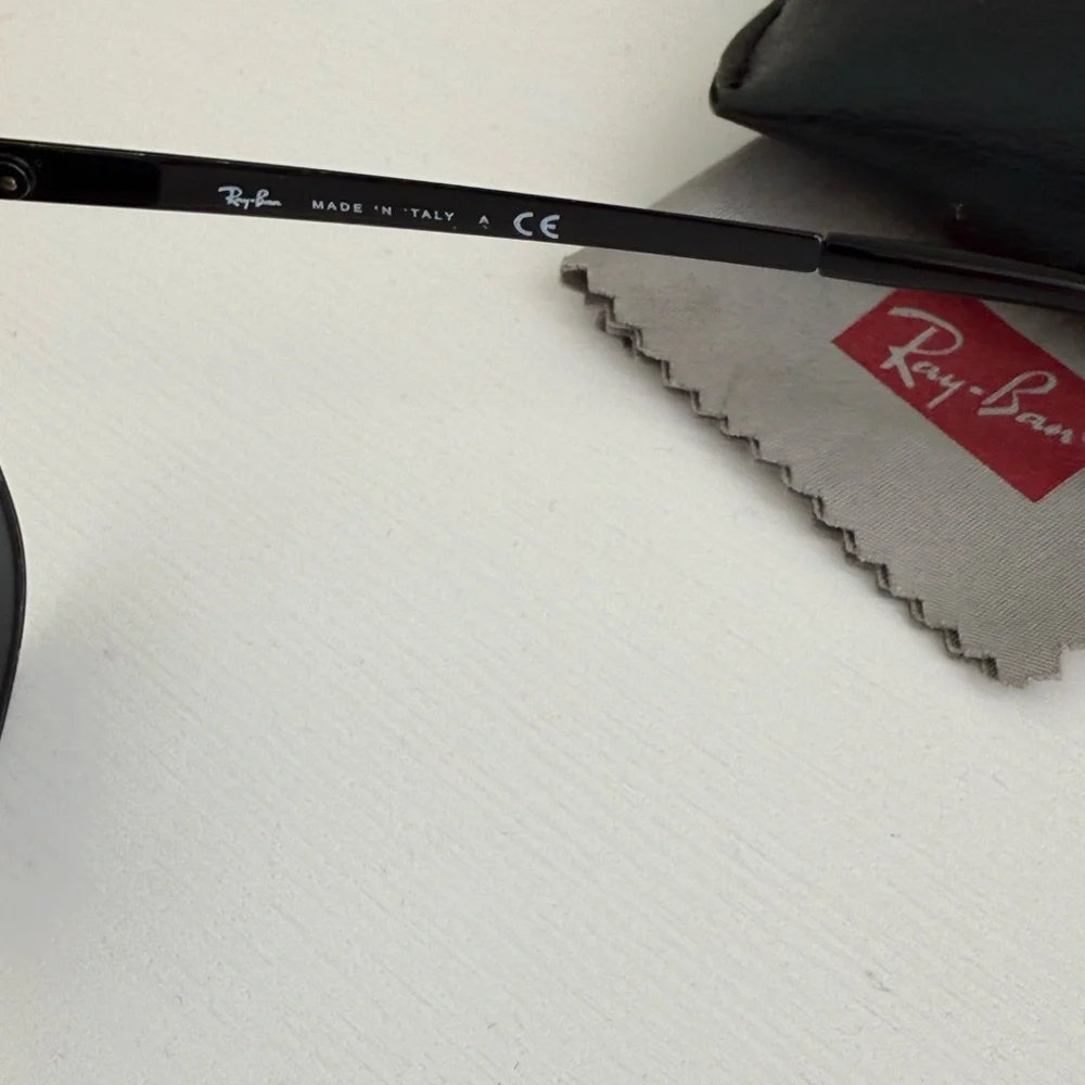 Ray-Ban RB3716 club-master metal  Black Sunglasses